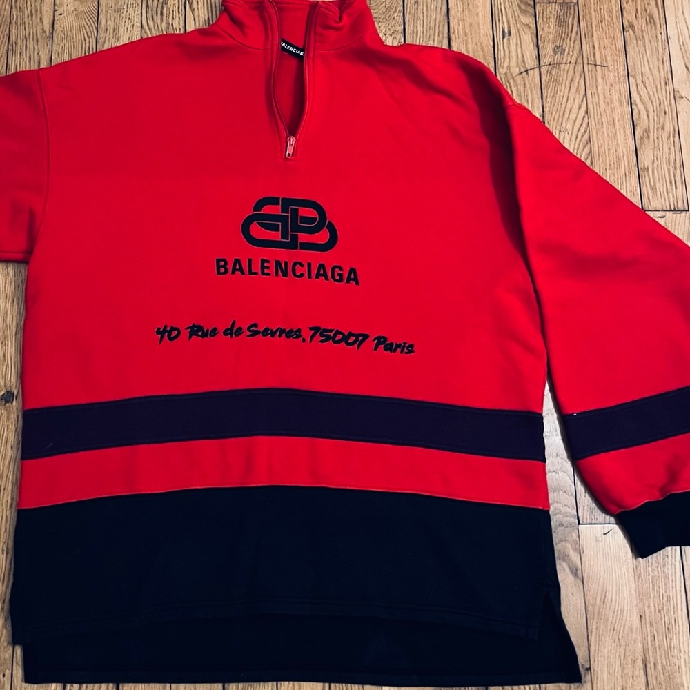 Balenciaga Rive Gauche Oversize Sweater Unisex